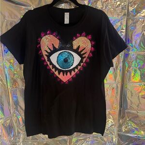Black Eye Heart Kids T-Shirt